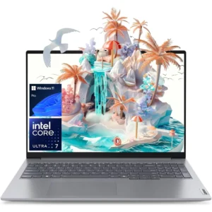 Lenovo Thinkbook 16 Gen 7 Intel® Ultra 7 155H HIGH Performance 16-Core Intel® AI Boost w/ DDR5 Memory & HUGE Battery (Customized) - Arctic Grey